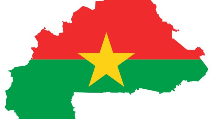 Une carte du Burkina Faso.